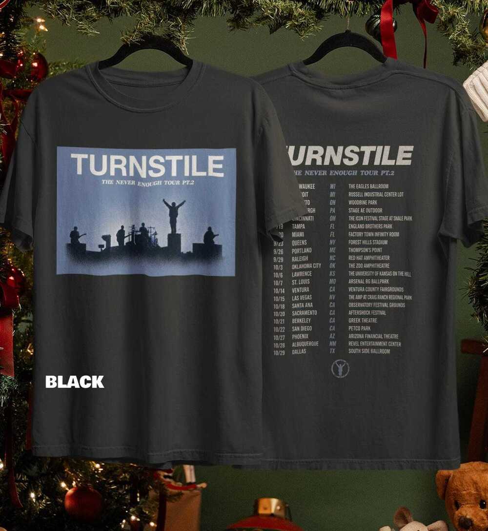 Unisex Turnstile Tour 2026 Tee 2 Sided